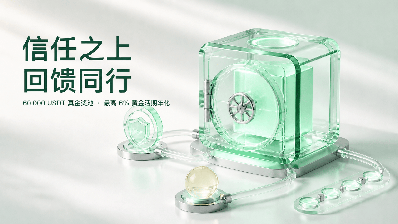 信任之上，回馈同行：Websea 60,000 USDT 奖池与最高 6% 黄金活期年化观察