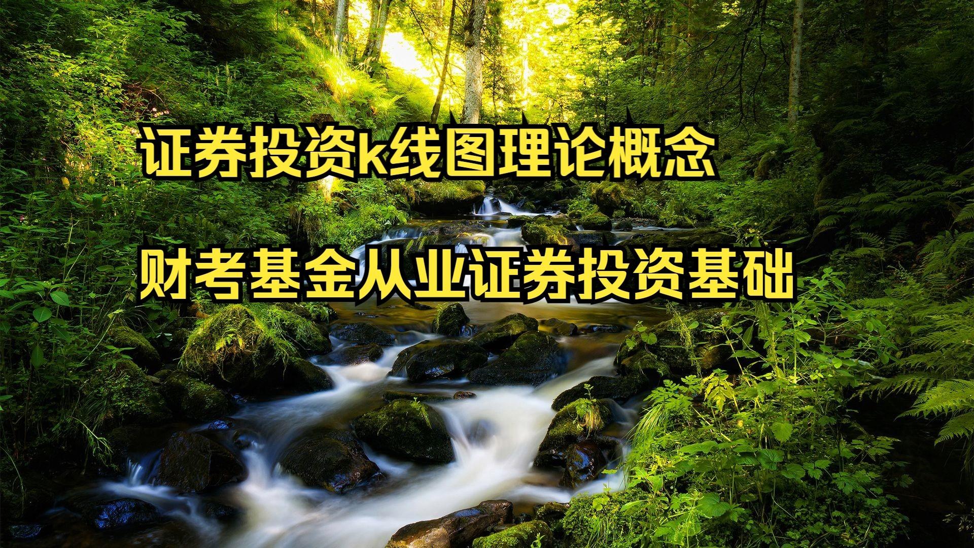 证券基础知识视频(证券基础知识考试题库3000题)