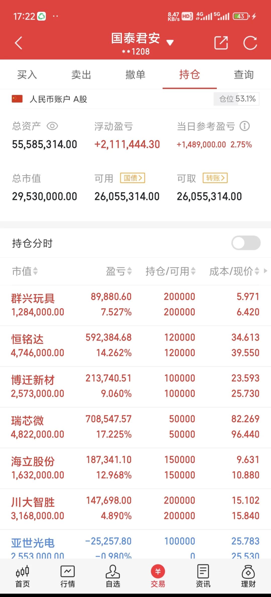 转证券账户(证劵账户转户)